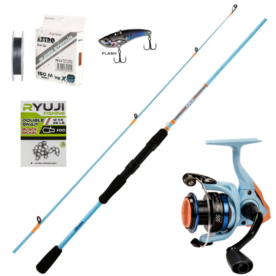 Okuma Fuel Spin 2.44cm 15-40 gr - Fuel Spin FSP-3000 Olta Makinası Set