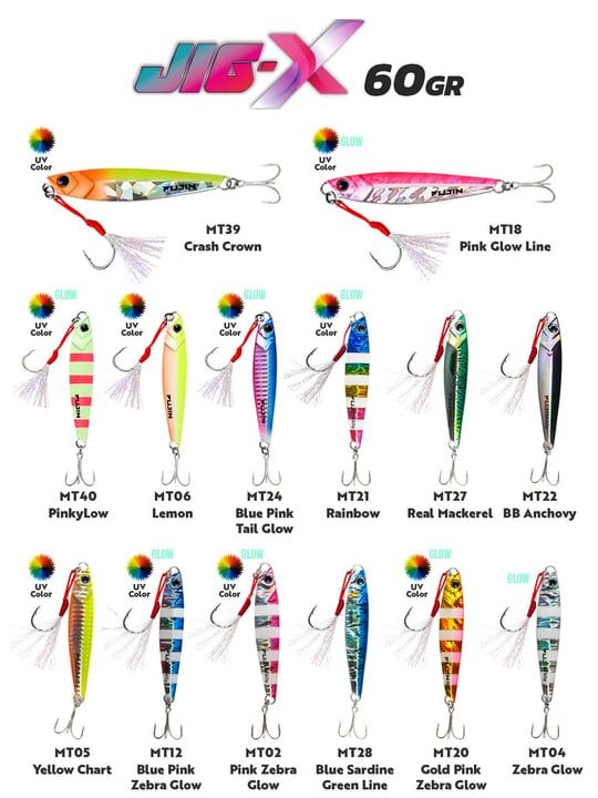 Fujin Jig-X 60gr Shore Jigging Jig Yem