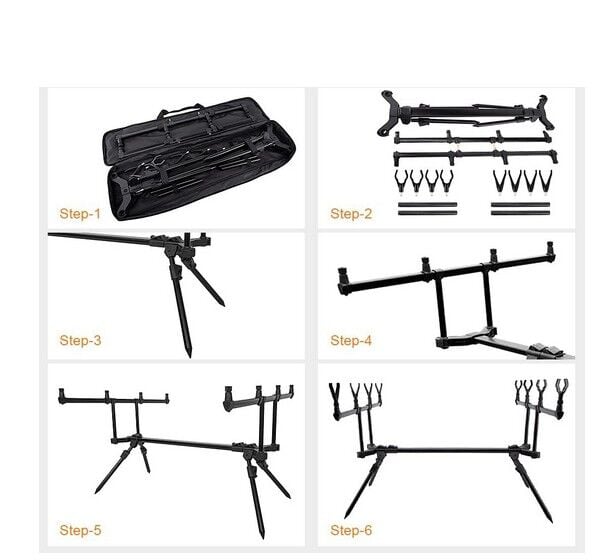 Captain 7646 Carp Sehpa Alarm Swinger 4lü Combo SET