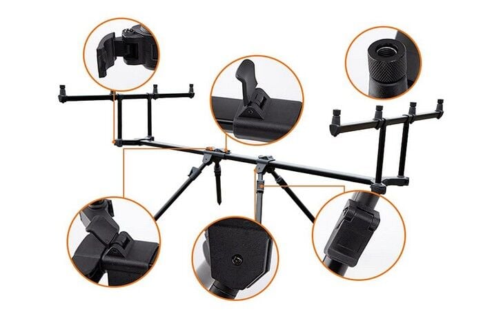 Captain 7646 Carp Sehpa Alarm Swinger 4lü Combo SET