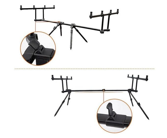 Captain 7646 Carp Sehpa Alarm Swinger 4lü Combo SET