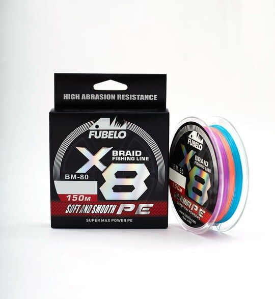 Fubelo Braid Line 8x Multicolor 150m İp Misina