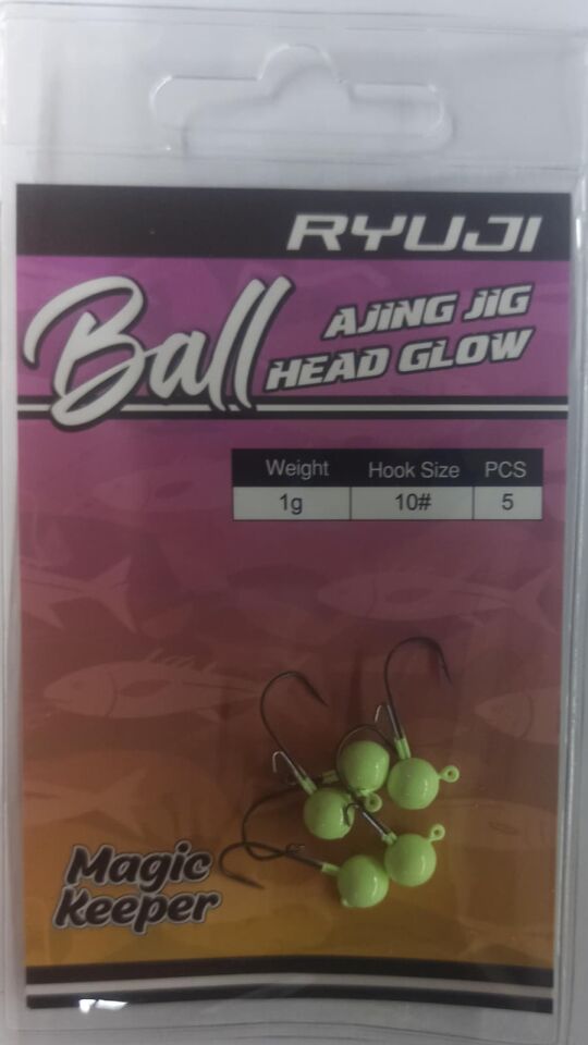 Ryuji Ball Ajing Glow Jighead