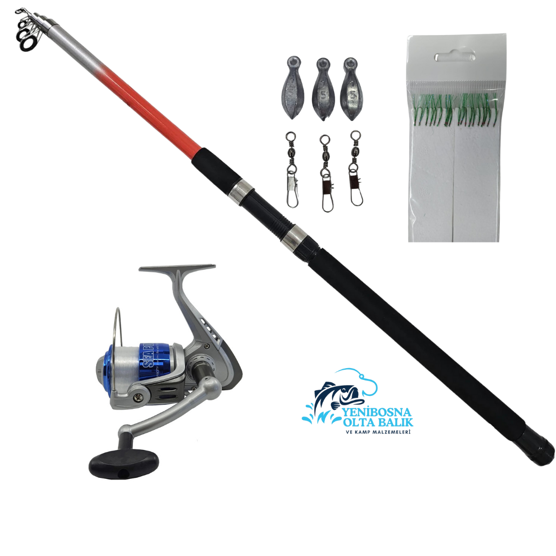 BALIKÇI TELESKOPİK OLTA SETİ