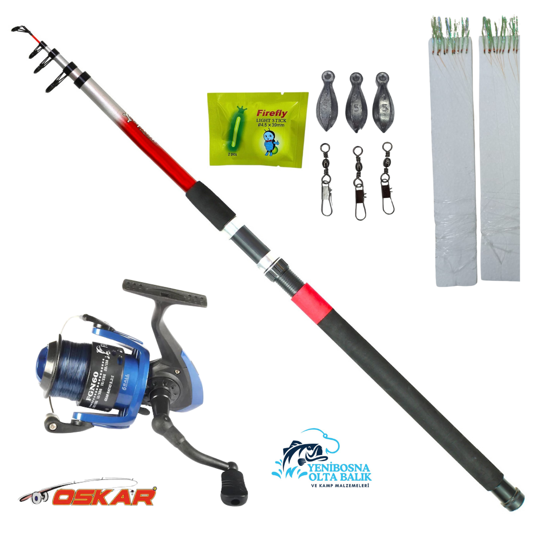 TELESKOPİK OLTA SETİ