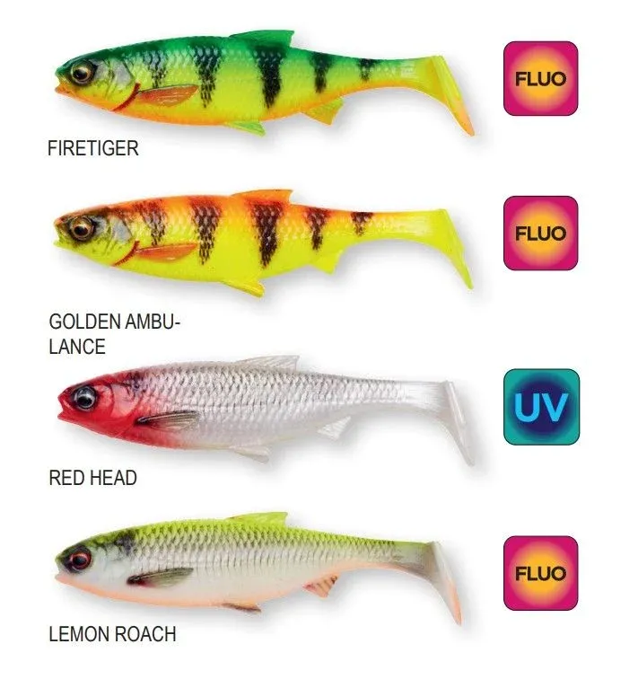 Savage Gear 3D River Roach 10 cm 10 gr Dark Water Mix 4 Adet Slikon