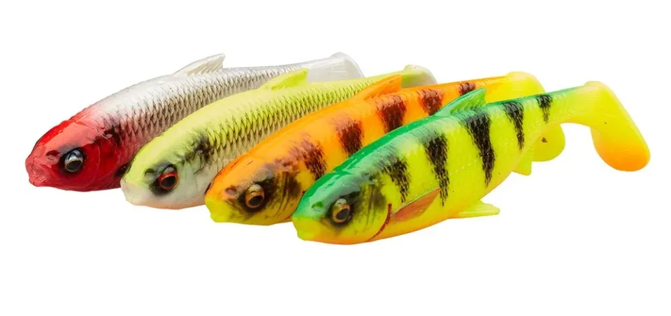 Savage Gear 3D River Roach 10 cm 10 gr Dark Water Mix 4 Adet Slikon