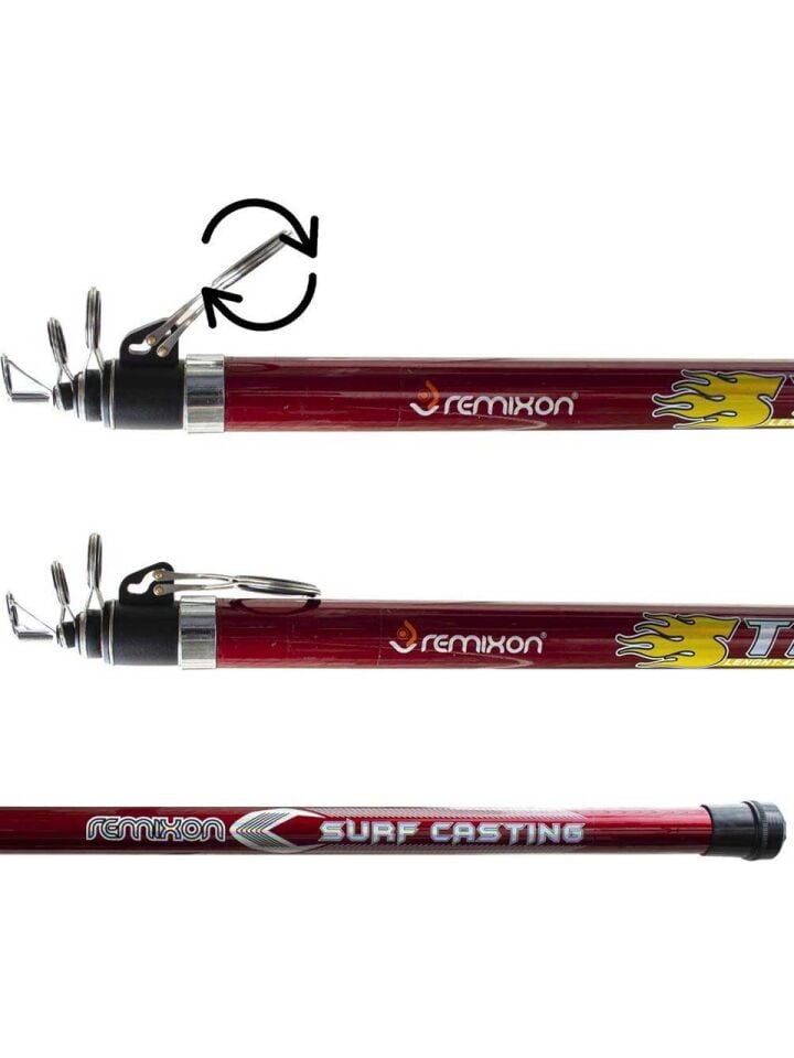 Remixon Strong 420 cm 100-250 gr Tele Surf Olta Kamışı Kırmızı